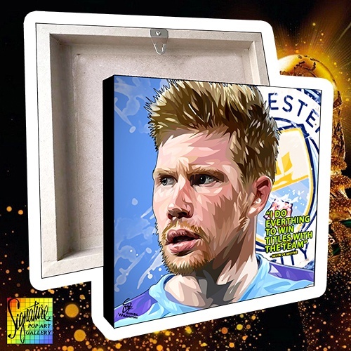 กรอบรูป POP ART "Kevin De Bruyne" นักฟุตบอล