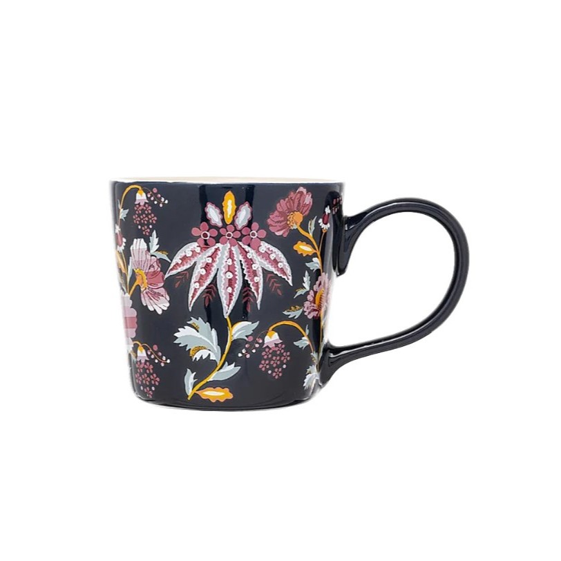 Cath Kidston DOLLY MUG FRIENDSHIP GARDEN NAVY