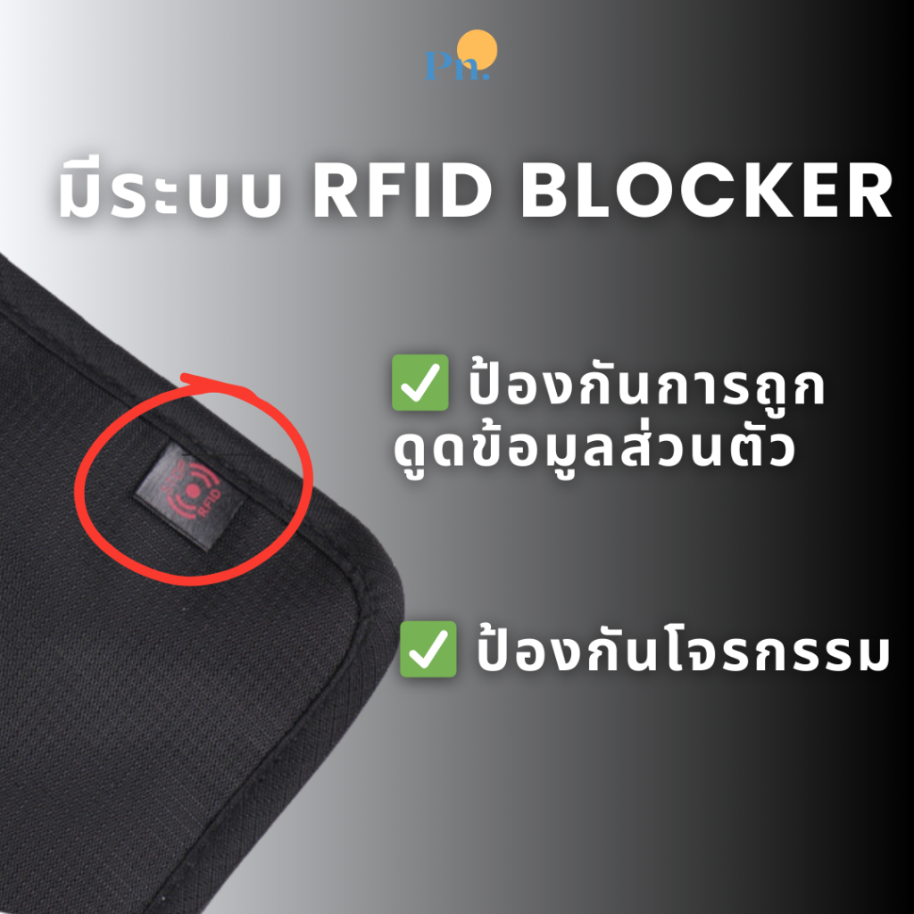 กระเป๋าซ่อนเงิน กันขโมย (พร้อมส่ง 1วัน) ป้องกันโจรล้วง ใส่ Passport ใส่บัตร สะพายข้าง