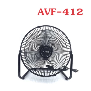 AVF-412 พัดลมตั้งโต๊ะเทอร์โบ 12 นิ้ว โครงเหล็ก ใบพัดอลูมิเนียม ลมแรง 3 ระดับ ปรับทิศทางลม 180 องศา
