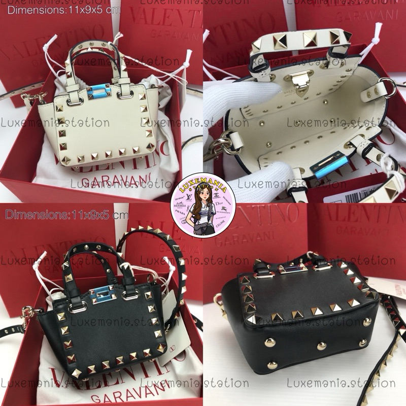 👜: New!! Valentino Rockstud Logo Mini Bag‼️ก่อนกดสั่งรบกวนทักมาเช็คสต๊อคก่อนนะคะ‼️