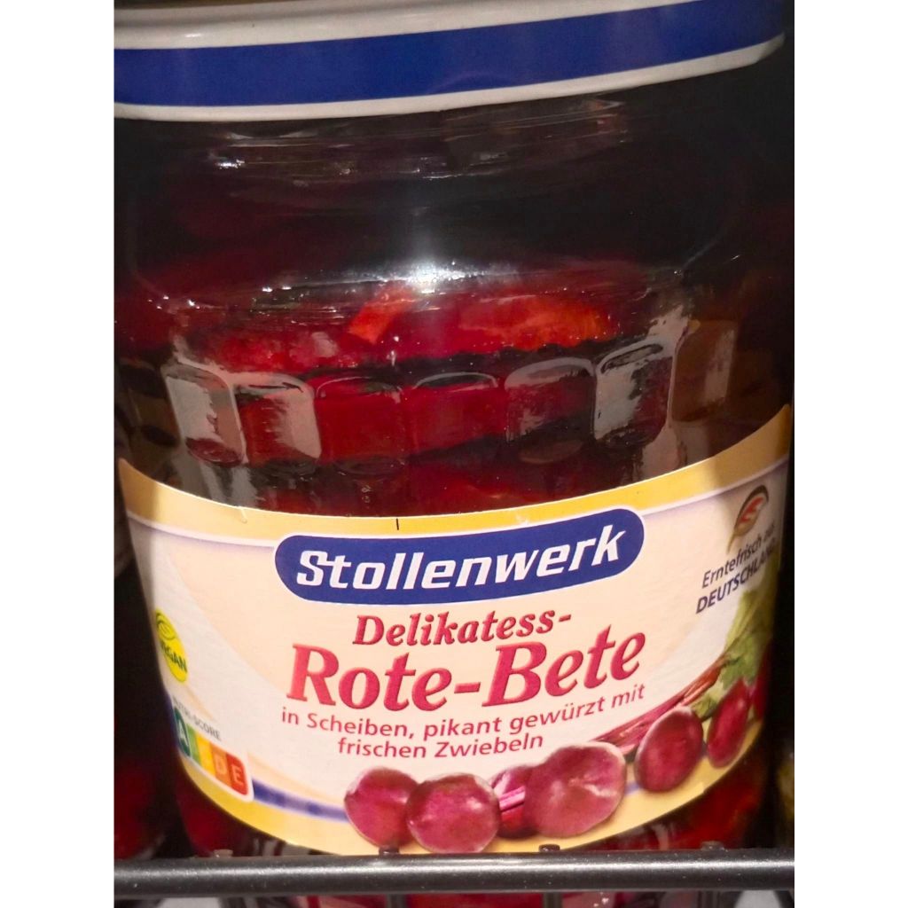 STOLLENWERK Rote-Bete / Pickled Beetroot 670g XL JAR OF THIS SUPER-HEALTHY FOOD * GERMAN FOOD IMPORT *