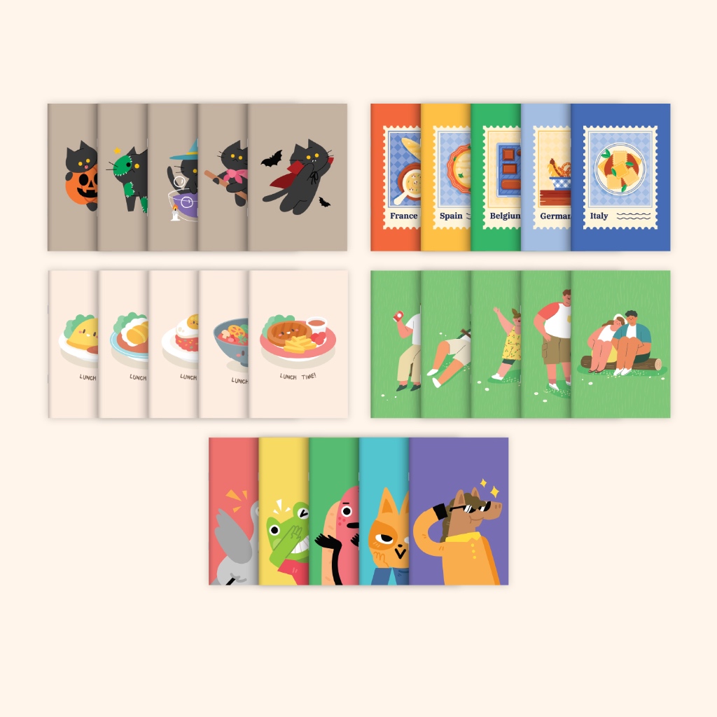 [โกญจนาท] สมุดพกเล่มเล็ก 32 แผ่น หนาที่สุด ขนาดพกพา | สมุดปกอ่อน สมุดพกพา สมุดจดบันทึก สมุดเล่มเล็ก ราคาถูก