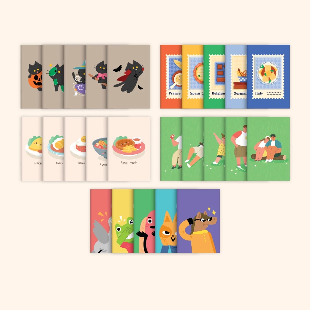 [โกญจนาท] สมุดพกเล่มเล็ก 32 แผ่น หนาที่สุด ขนาดพกพา | สมุดจดบันทึก ราคาถูก