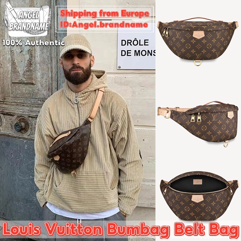 👜หลุยส์วิตตอง Louis Vuitton Bumbag Belt Bag กระเป๋าคาดเอว กระเป๋าสะพายสำหรับผู้ชายและผู้หญิง