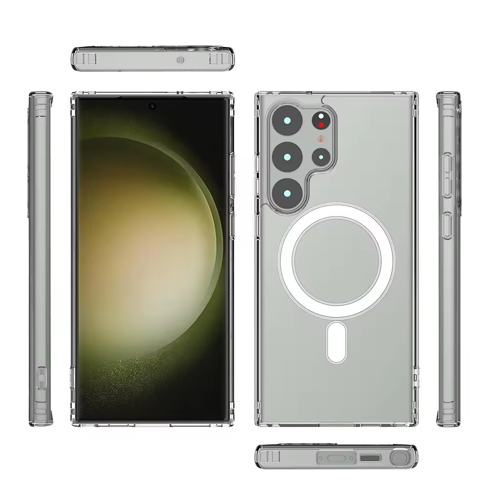 เคสแม่เหล็ก เคสใส Samsung S25 Ultra / S24 Ultra / S23 Ultra / S22 Ultra เคสกันกระแทก S25Ultra / S24Ultra Magnetic case - รูปที่ 2