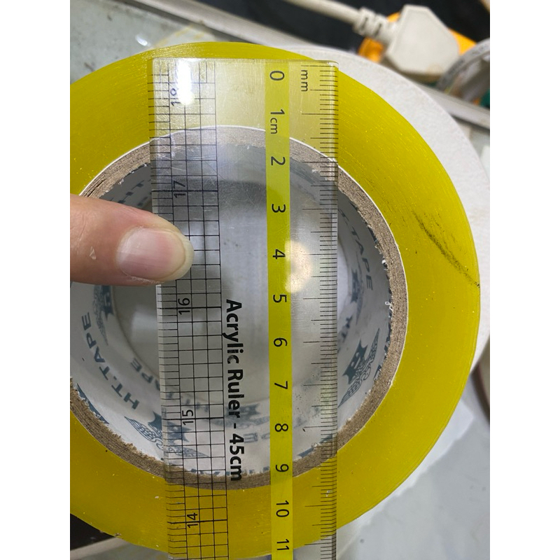 1ม้วน/6 ม้วน(1ม้วน/200หลา) เทปใส  4.4 ซม. 45 ไมครอน OPP tape ปิดกล่อง ติดกล่อง สก็อตเทป