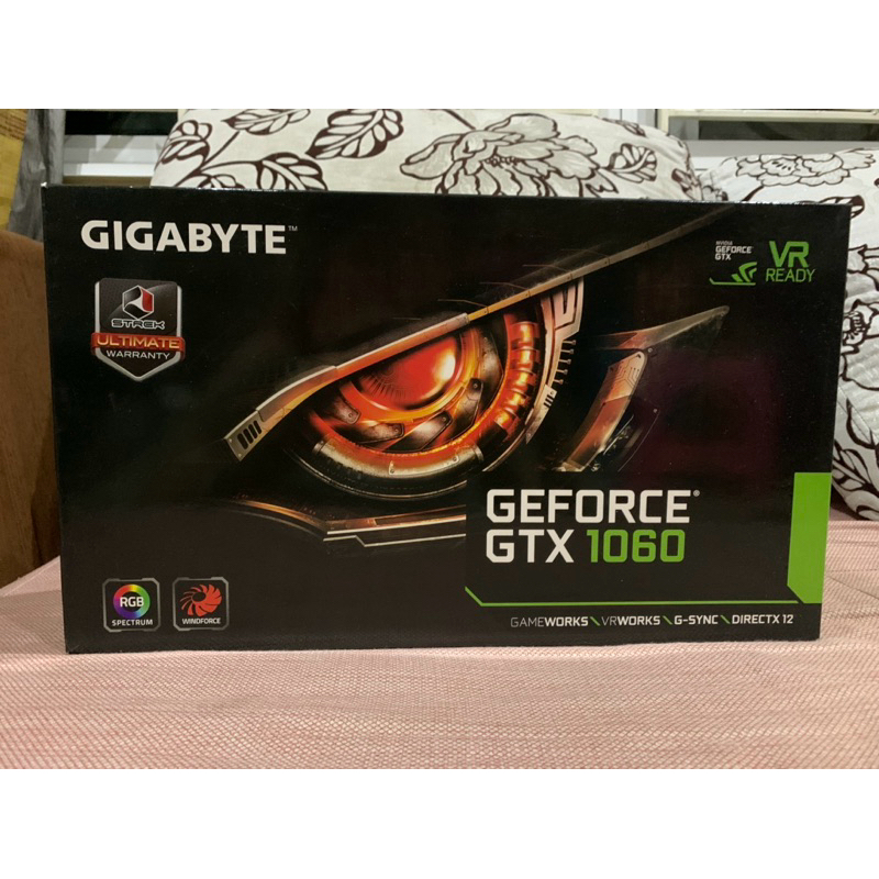 กล่องการ์ดจอ GiGabyte geforce gtx 1060