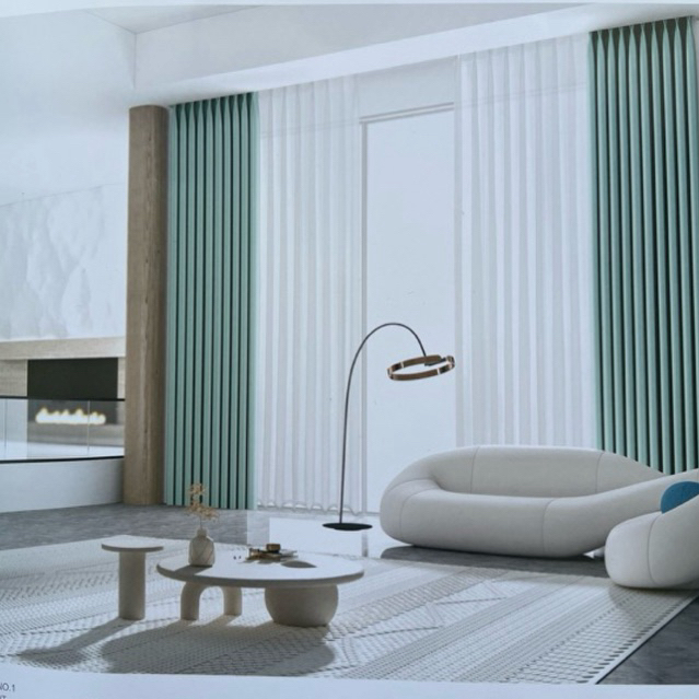 แนะนำ ผ้าม่าน ผ้าม่านสีเขียวมิ้น สีเขียวอมฟ้า ผ้าม่านกันแสง สามารถกันแสงได้ 80% ราคาพิเศษ มีเก็บเงินปลายทาง