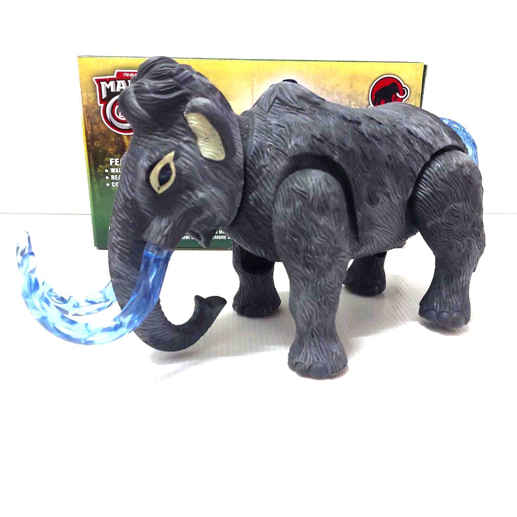 ช้าง แมมมอช MAMMOTH ใส่ถ่าน เดินได้ มี เสียง มีไฟ ตรงปก พร้อมส่ง ส่งเร็ว ในไทย เทสก่อนส่ง  6628