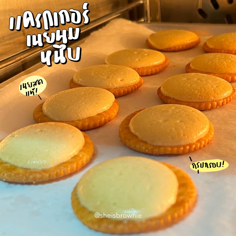 แครกเกอร์เนยนมหนึบ(รอบส่ง22/4/69)มีหลายรส🎉ใช้เนยแท้ 🧈/กรุบกรอบหนึบหนับ by ชีบราวนี่
