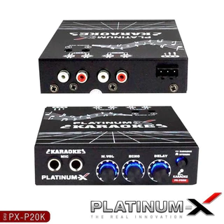 PLATINUM-X ปรีแอมป์ ปรี ปรีไมค์ ปรีคาราโอเกะ ปรีแอมป์คาราโอเกะ PX-PM300K /PX-P20K KARAOKE 2ช่อง