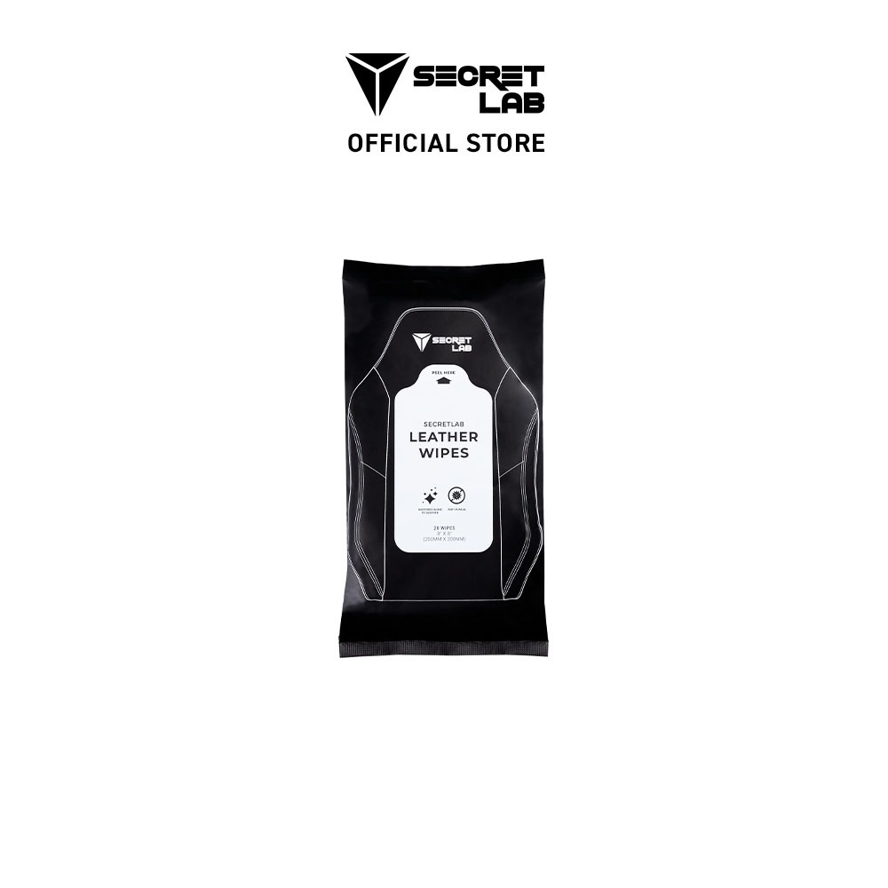 ผ้าเช็ดทำความสะอาดเบาะหนัง Secretlab Leather Wipes