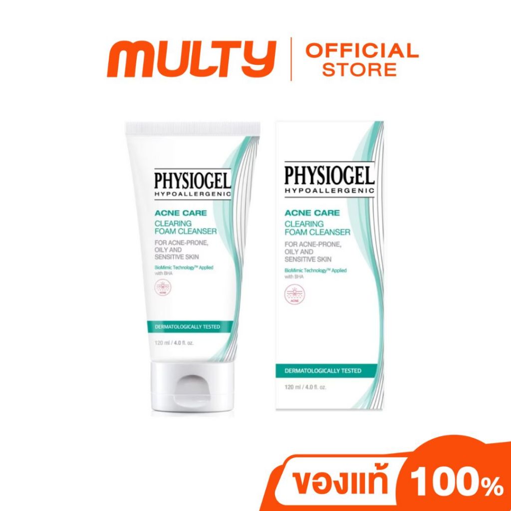 Physiogel-Acne Care Clearing Foam Cleanser 120ml.