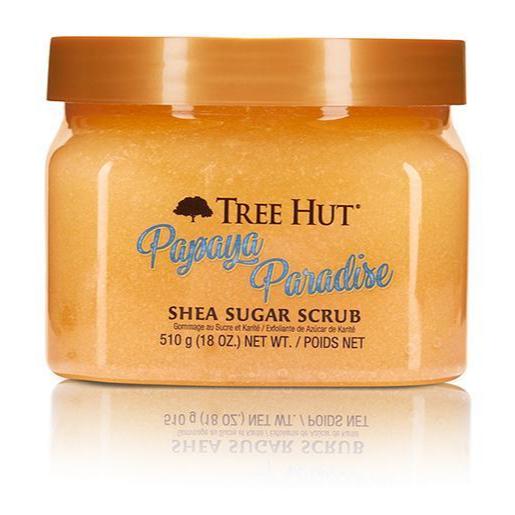 Tree Hut Papaya Paradise Shea Sugar Scrub 510g สครับผิวกาย Shea Sugar Scrub กลิ่น Papaya Paradise ขน
