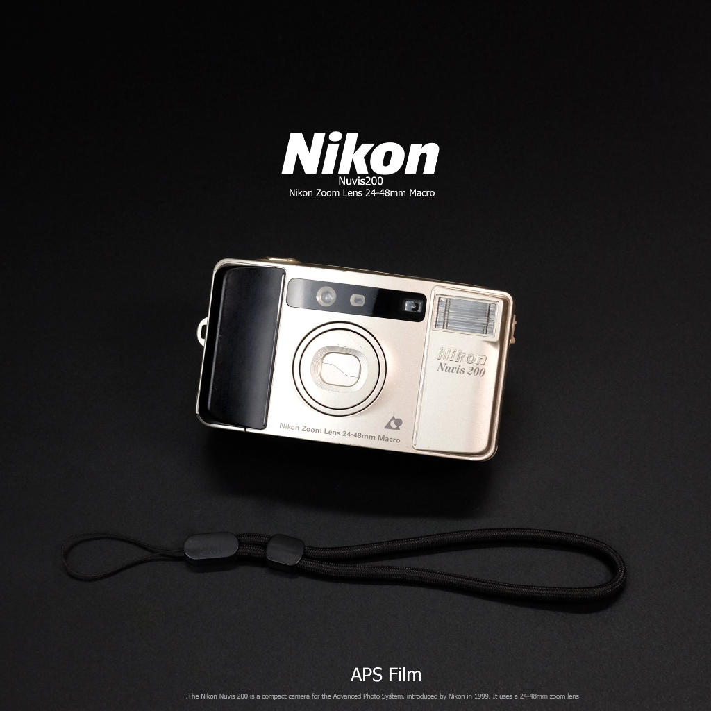 Nikon (APS) 📸 กล้องฟิล์ม Nuvis200 (APS)✅ทำงานปกติ