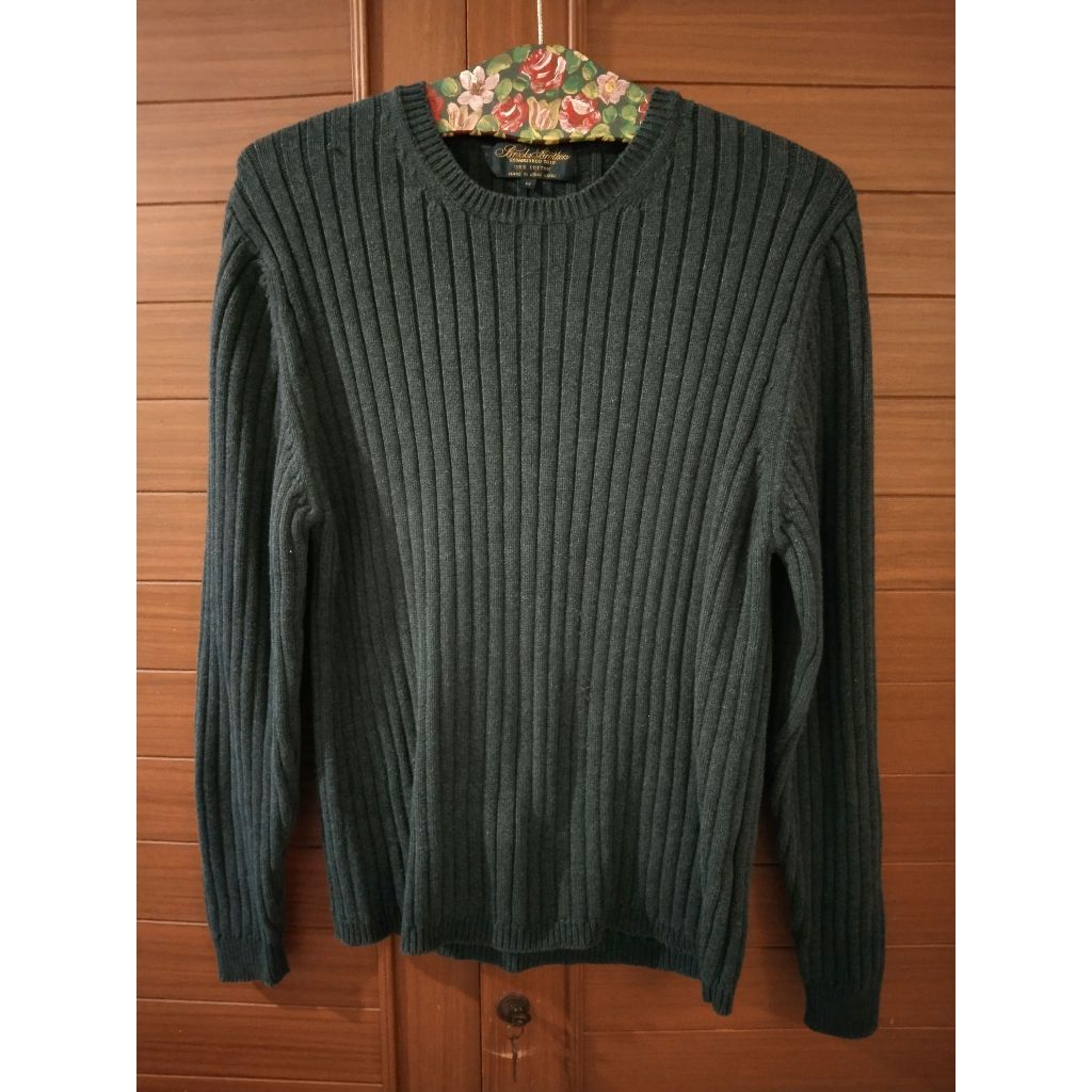 Brooks Brothers Established 1818 Knitted Sweater สีกรมน้ำเงินเข้ม Size M