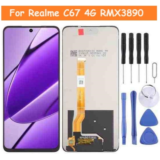 หน้าจอ Lcd Realme C67 4G จองานแท้ จอ LCD พร้อมทัชสกรีน อะไหล่มือถือ ออปโป้ เรียวมีC67(4G)/RMX3890