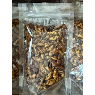 [ZC] หนอนไหม/ดักแด้ อบแห้ง Dried Pupae ขนม&อาหารทานเล่นสำหรับสัตว์เลี้ยง