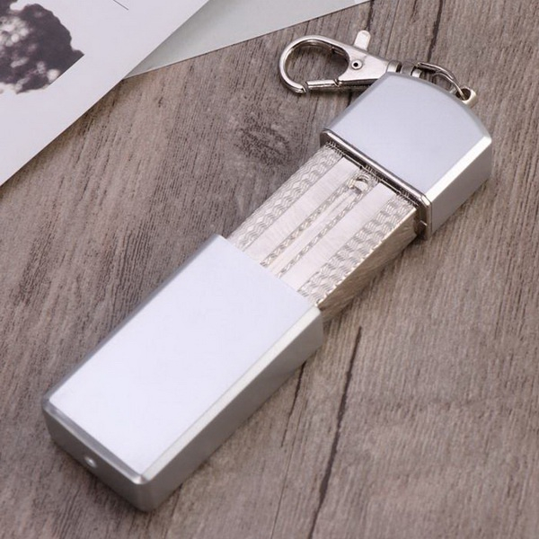 Fin 1 พวงกุญแจที่เขี่ยบุหรี 2 in 1 ที่เขี่ยบุหรีแบบพกพา Portable Ashtray Key Chain Holder No. 2372 2402 3538 3568 - รูปที่ 2