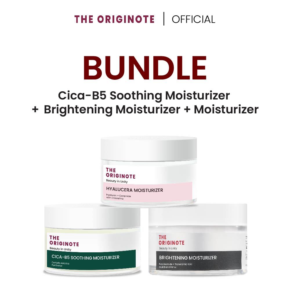 [เซตคู่] The Originote Cica-B5 Soothing + Brightening Moisturizer + Moisturizer - มอยเจอร์ไรเซอร์ เพ
