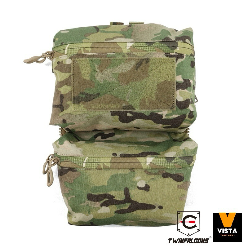 🦅 TwinFalcons - Back Panel Double Pouch