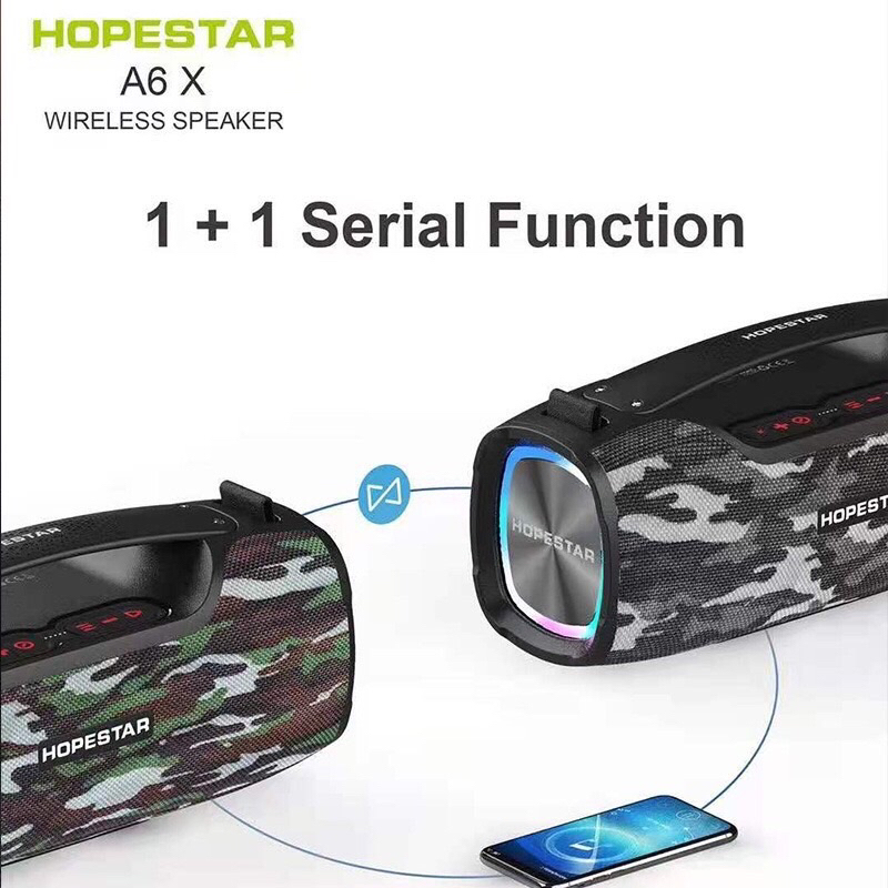 Hopestar A6X ลำโพงบลูทูธ ของแท้ 100%! เป็นที่นิยม/เสียงร็อค/เสียงเบส ได้3โหมด