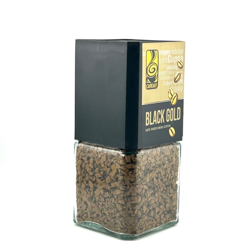 SUPERMART CAFE' Art Black Freeze Dried 100 g. ตาเฟ่ อาร์ต แบล็ค โกลด์ บาริสต้าอิดิชั่น กาแฟสำเร็จรูปชนิดฟรีซดราย#1108488 - รูปที่ 4