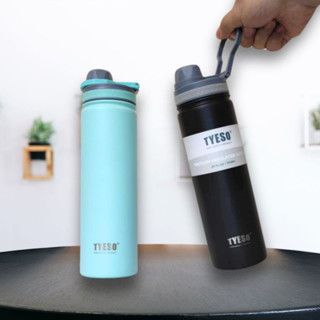 Tyeso กระติกน้ำสูญญากาศ สแตนเลส 304 เก็บความร้อนเเละเย็น ขนา…