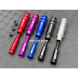 หัวเกียร์ NOS  RACING สี ยาว 13 cm. + ด้ามต่อสี ขนาด 13 cm. …