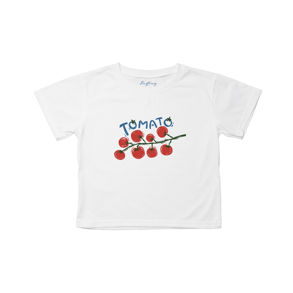 Tomato เสื้อครอป น่ารักใส่ง่าย ผ้านุ่มใส่สบาย ใส่ได้ในทุกๆวัน ผ้าCotton – โปรปัง
