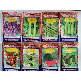 เมล็ดพันธุ์ผัก เมล็ดพันธุ์ ผักสวนครัว ผลไม้ ปลูกง่าย (ซอง 10บาท)
