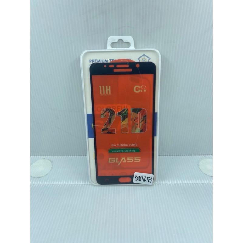 Full ฟิล์มกระจกนิรภัยแบบเต็มจอ ป้องกันการกระแทก (ชัมชุง)Note5