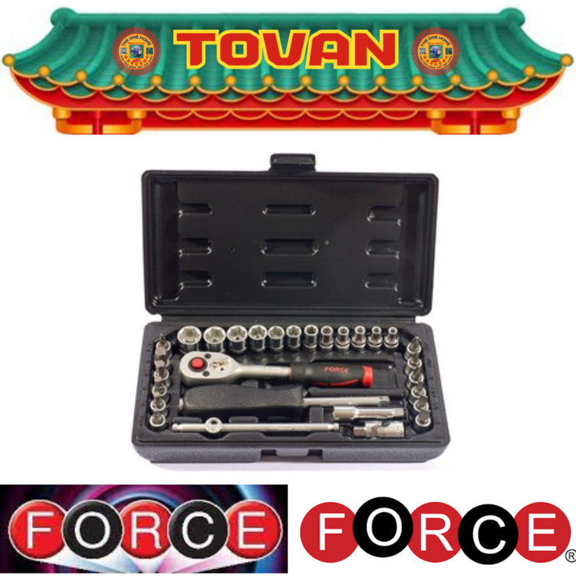 FORCE ชุดลูกบล็อก 6เหลี่ยม ขนาด 1/4 นิ้ว รุ่น # ออก..ใบเสร็จ-ใบกำกับภาษี..ได้ครับ..