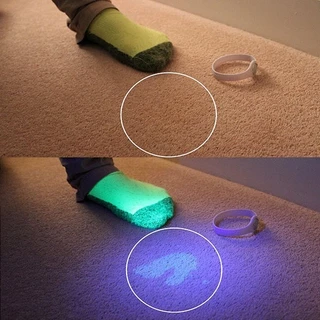 ไฟฉายยูวี 9,21Led 395nm อบน้ำยาเรซิ่นUV อบเล็บ ส่องธนบัตร คราบล่าสัตว์ต่างๆ พกพา มีถ่านAAAขาย