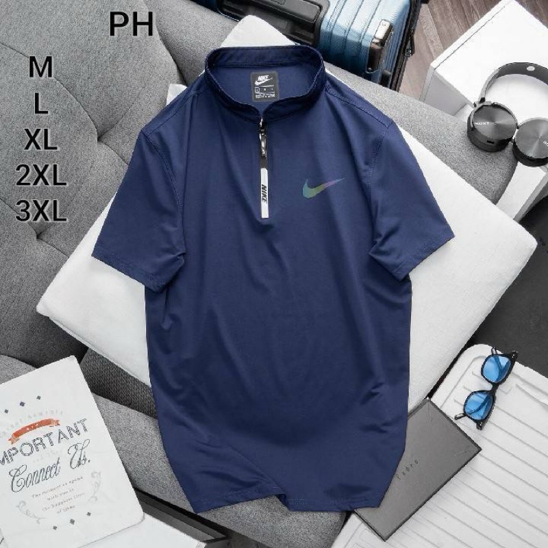 เสื้อกีฬาผู้ชายคอจีน มีซิปใส่สบาย