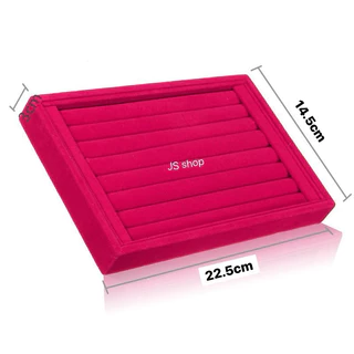 ถาดจัดเก็บแหวน จิ๋ว (22.5x14.5ซม.)|8สี