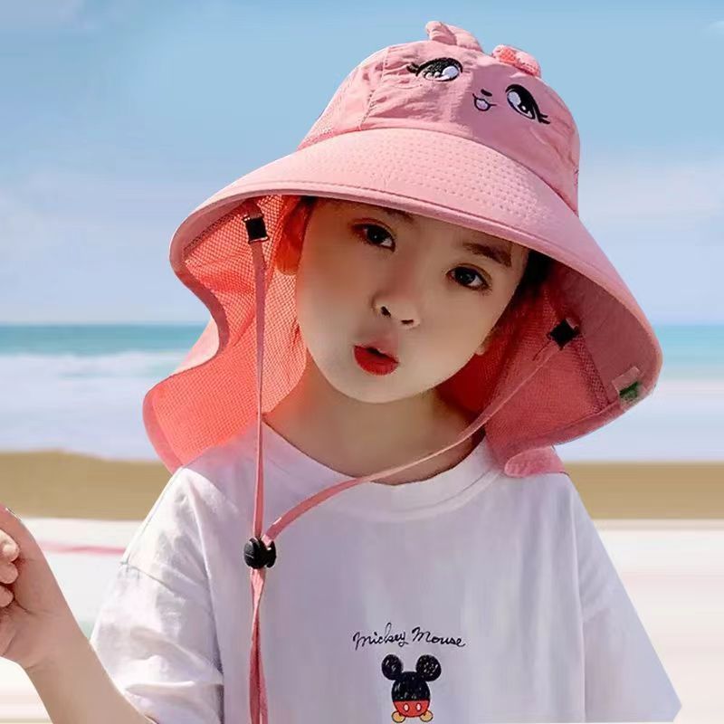 หมวกกันแดดสำหรับเด็ก ลายการ์ตูนสุดน่ารัก หมวกกันแดด360องศา กันแสงยูวี พร้อมส่งจากไทย