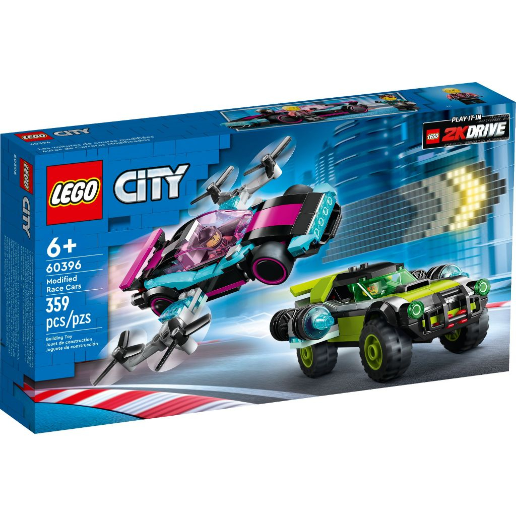 LEGO City 60396 Modified Race Cars