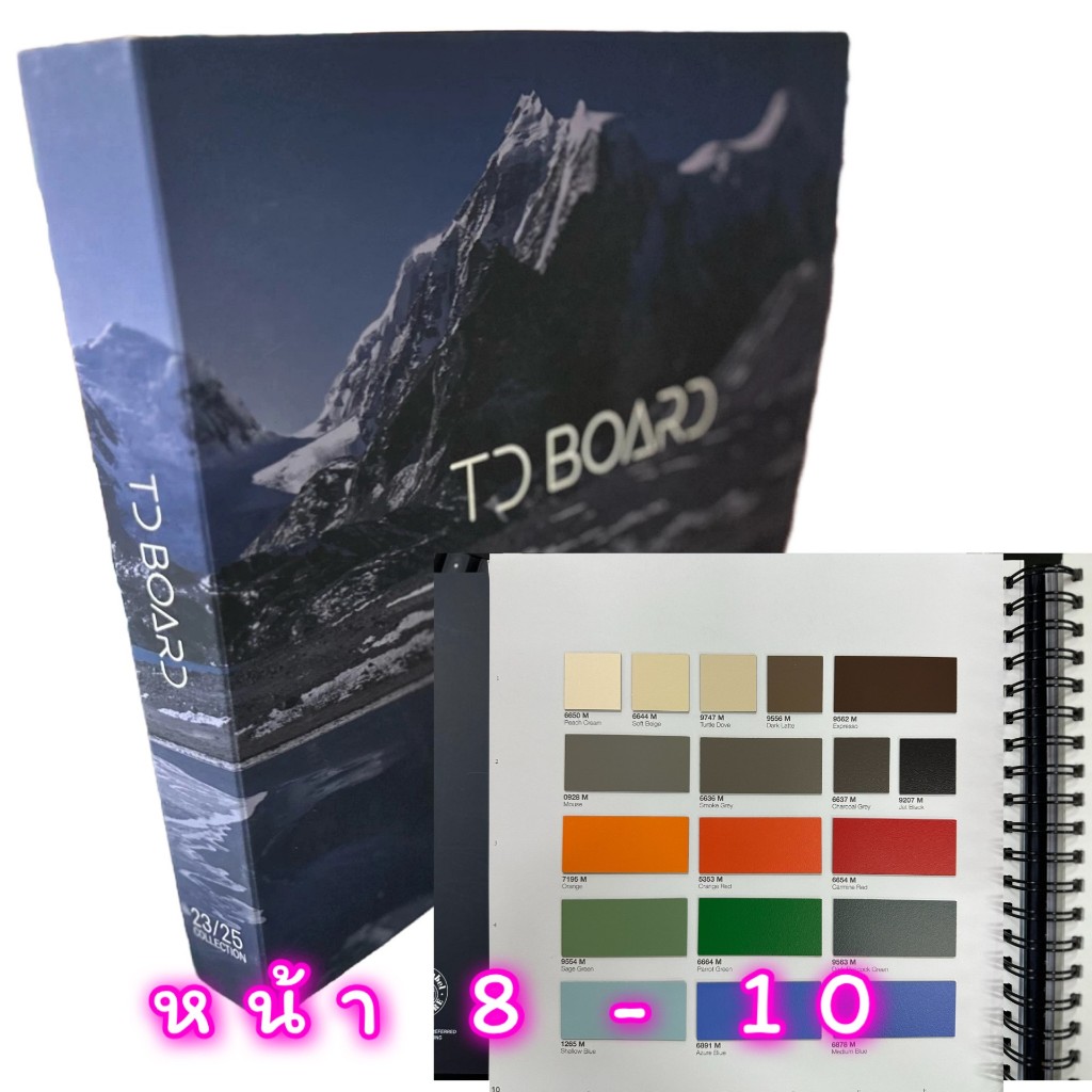 แผ่นลามิเนต Formica TD Board สีพื้น ขนาด 120 x 240 ซม. หนา 0.7 มม. ใช้สำหรับงานตกแต่งภายใน สวย ทันสม