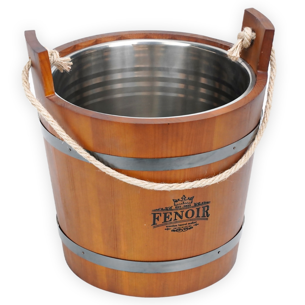 FENOIR ที่ใส่เครื่องดื่ม ใส่ไวน์ รุ่นคลาสสิค หูหิ้วสีเข้ม ขนาด 4 และ 6ลิตร สำหรับเก็บความเย็น