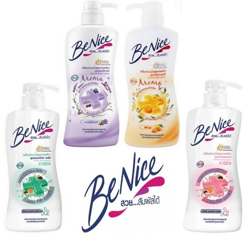 BeNice บีไนซ์ ครีมอาบน้ำ สุขภาพผิว แอนตี้แบคทีเรีย ขนาด 450 มล. 1 ขวด