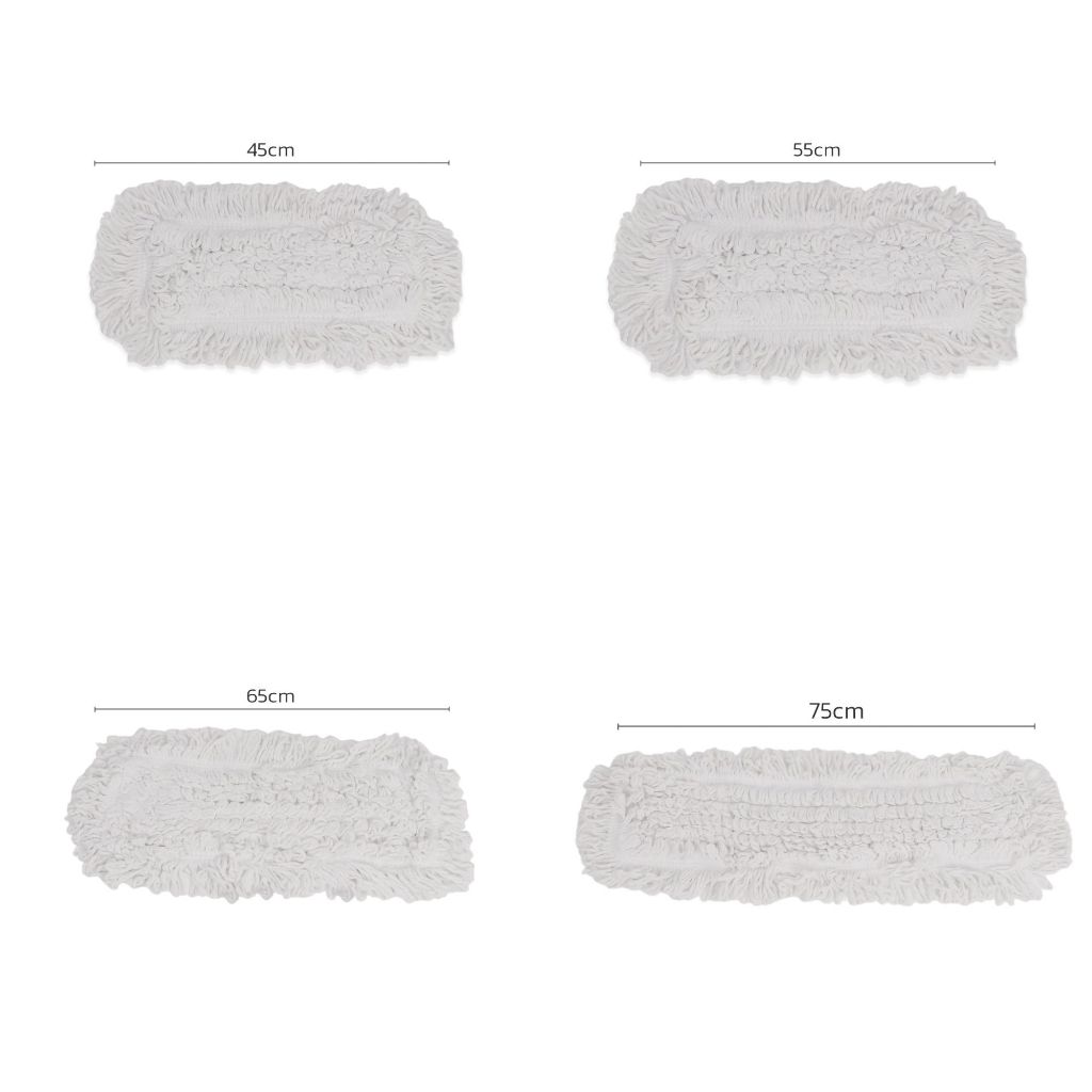 HOMEC ผ้าม็อบถูพื้น แผ่นม็อบไมโครไฟเบอร์ mop cloth ซึมซับได้ดี ดันฝุ่น ไม่ฟุ้งกระจาย ล้างออกง่าย - รูปที่ 5