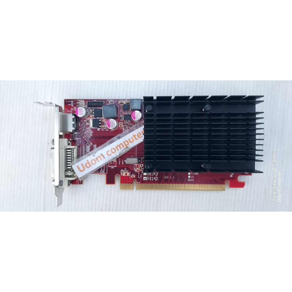 การ์ดจอLow Profile เคสเล็ก เคสนอน หรือ เคสบาง  NVIDIA GeForce+amd  512Mb-2GB  DDR3   64Bit มือสอง เทสใช้ได้ปกติดี