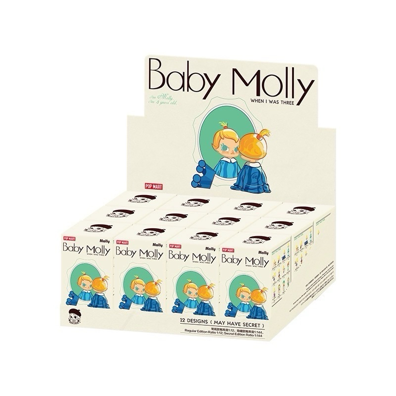 พร้อมส่ง Baby Molly ยกกล่อง POP MART Baby Molly When I Was Three Series