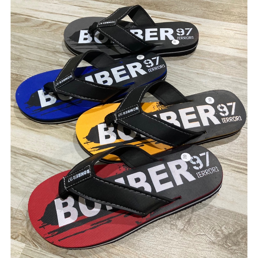 Bomber97 01 รองเท้าแตะ ชายและหญิง ไซส์ 37-44 มี 4 สีให้เลือก
