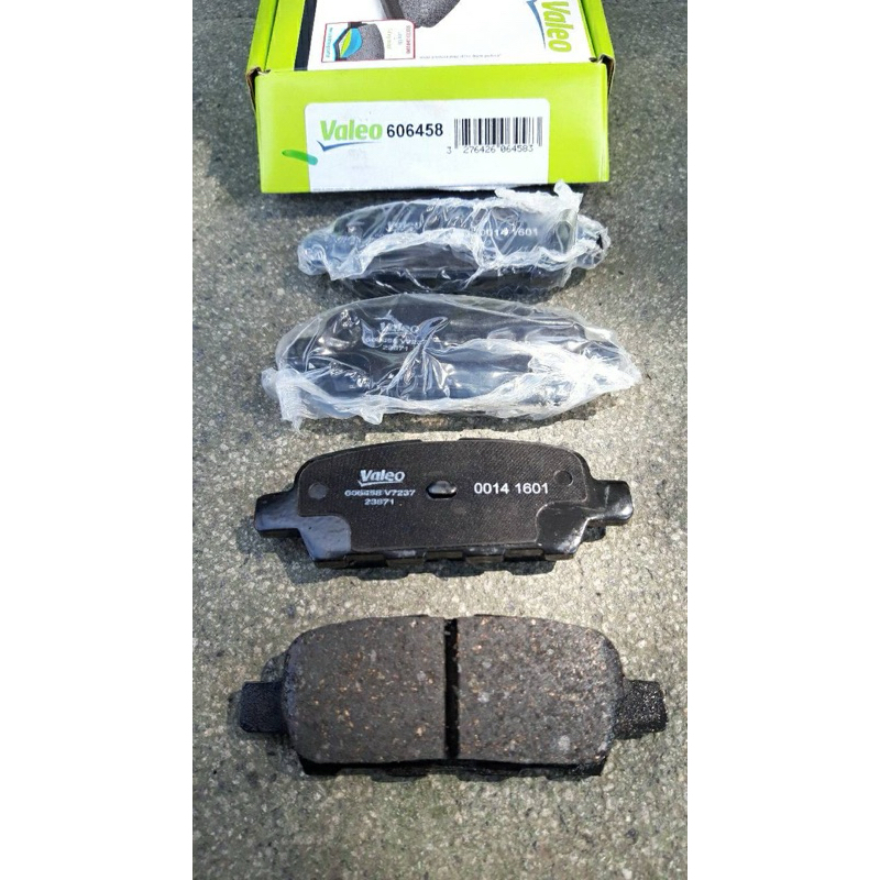 ผ้าเบรคหน้า Nissan teana j31 j32 ปี2004-2012 ผ้าเบรคหลัง teana j32/31 ยี่ห้อvaleo