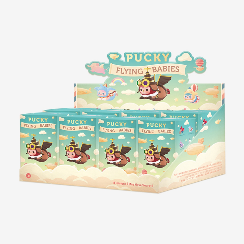 [ยกbox] กล่องสุ่ม POP MART Pucky Flying Babies Series Box set ของแท้ ไม่แกะซีล