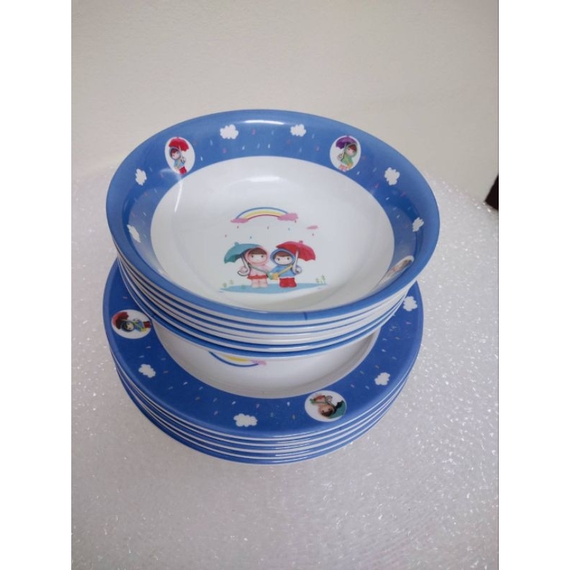 จาน ชาม เมลามีน ขนาด 8 นิ้ว