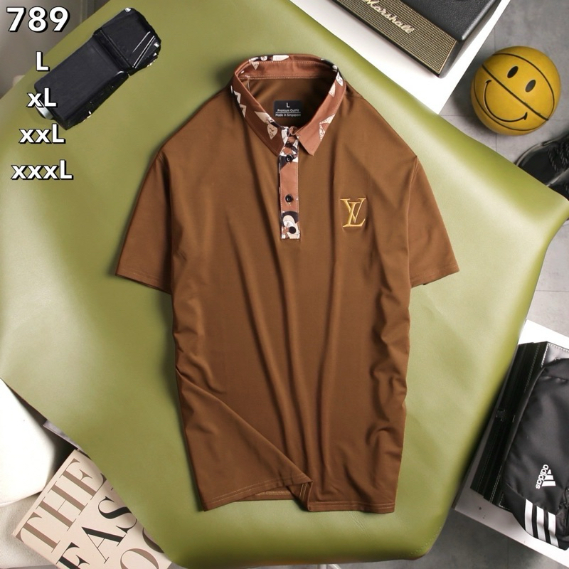 เสื้อกีฬาโปโลตีกอล์ฟ คอปกแขนสั้น/789
